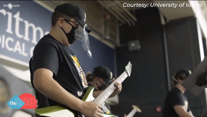 University of Idaho marching band plays on amid coronavirus pandemic