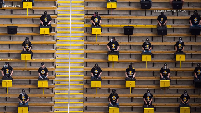 University of Idaho band gets creative amid COVID-19 pandemic