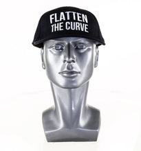 Load image into Gallery viewer, Navy &#39;Flatten the Curve&#39; Hat
